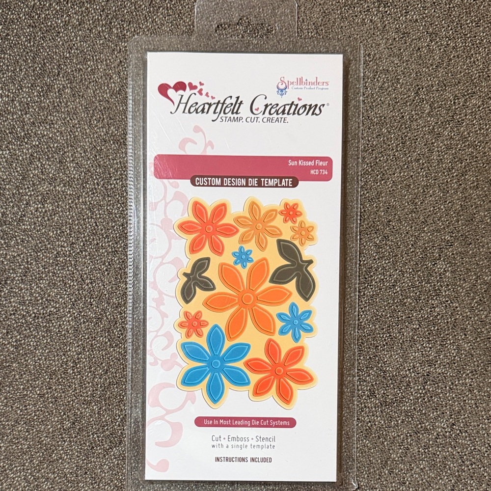 Spellbinders Shapeabilities Sun Kissed Flower HDC 734 NWT